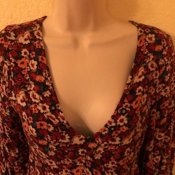 Hollister flowered print lined dress, S - Picture 3 of 10